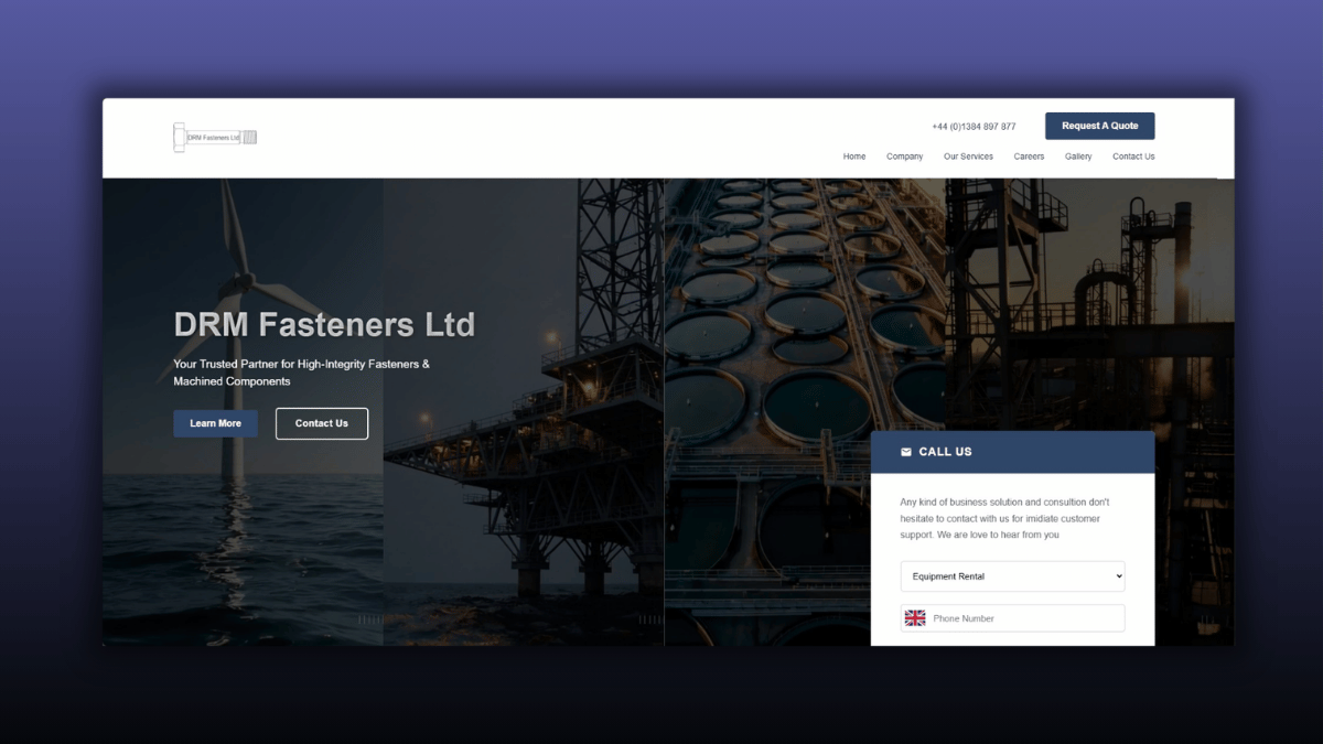 DRM Fasteners Website