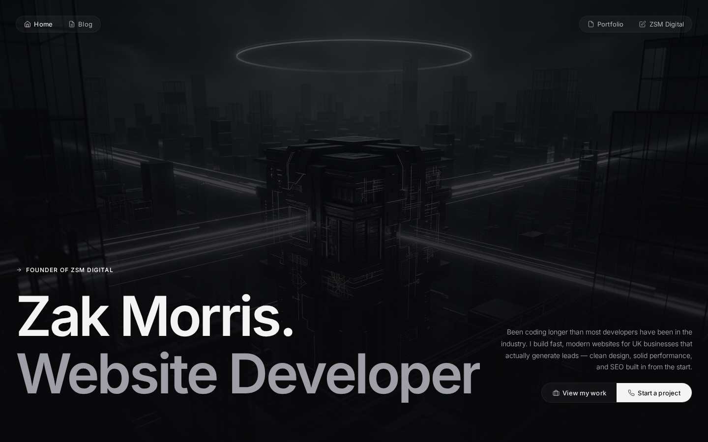 ZakMorris.com - Homepage
